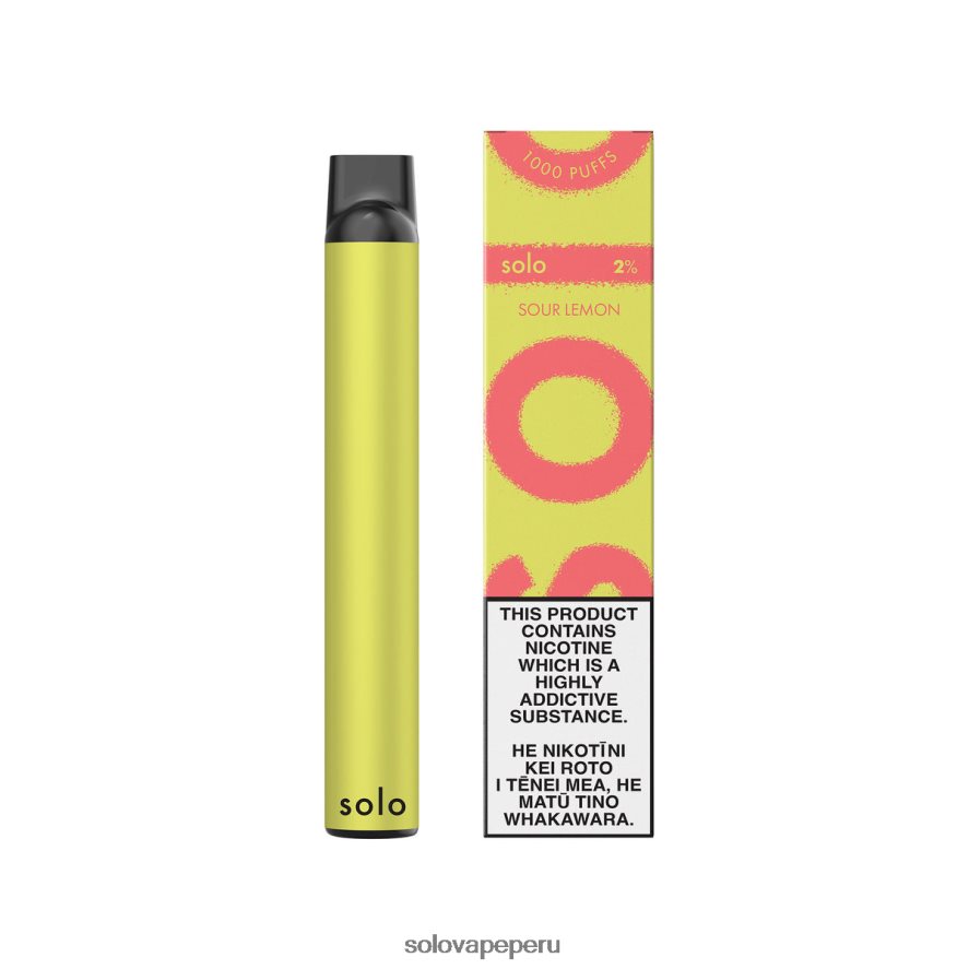 Solo vaporizador desechable limón agrio TR068412 | Solo Cigarrillo